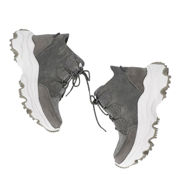 Sorel Size 6 Kinetic Breakthru Caribou Waterproof Sneaker Suede Gray New NWT - Picture 10 of 13